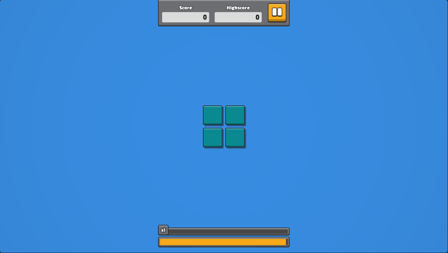 Fast Memory Match Game Start Screenshot.