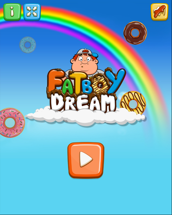 Fatboy Dream Game Welcome Screen Screenshot.