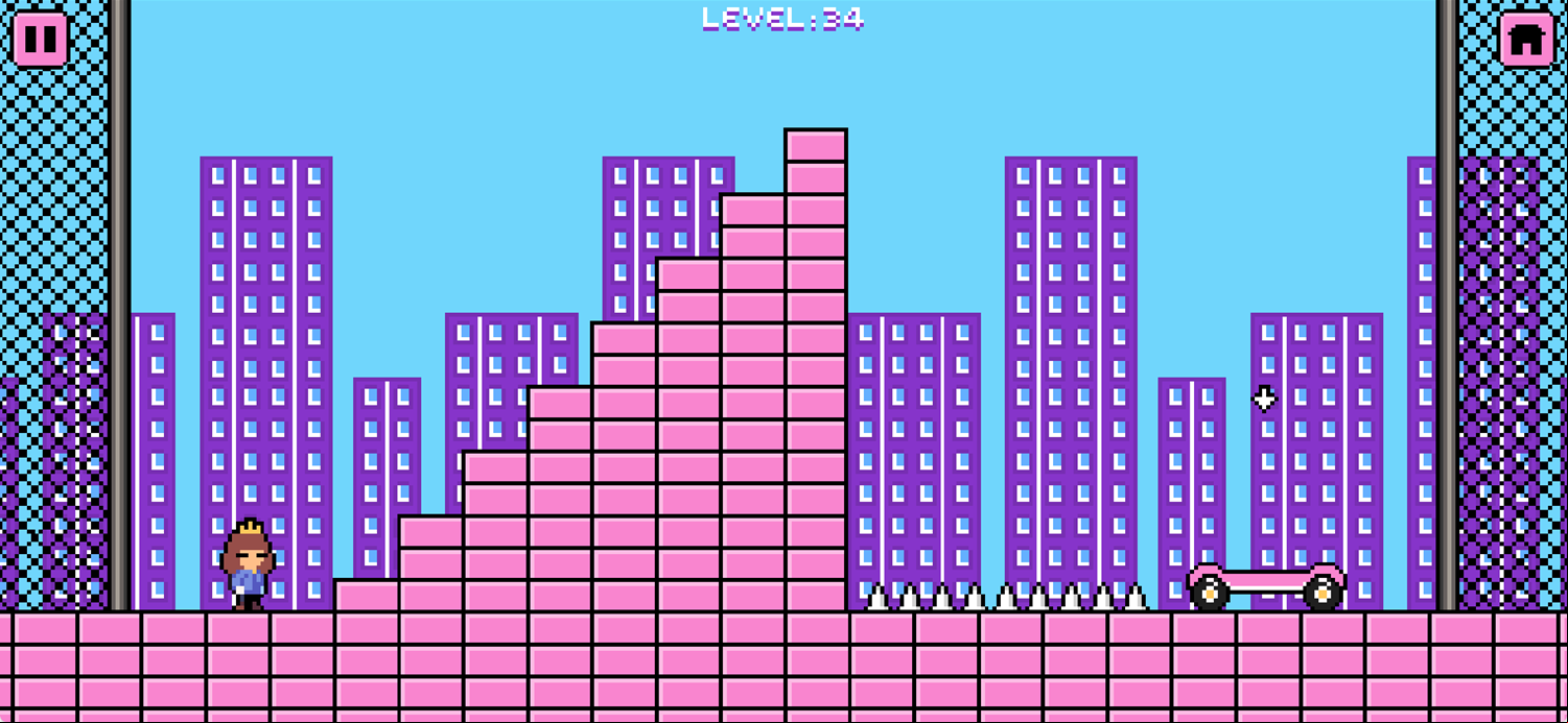 Fifi Adventure Game Final Level Screenshot.