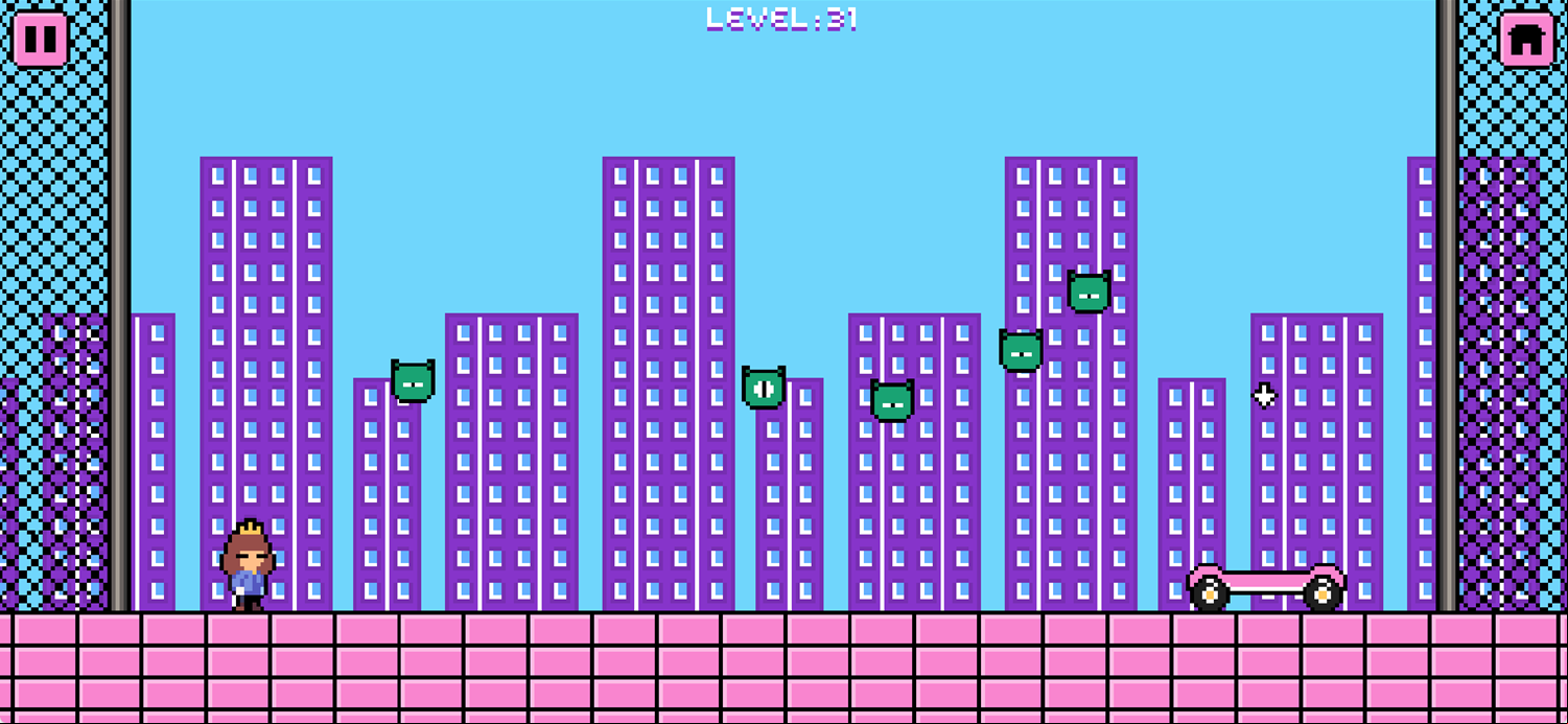 Fifi Adventure Game Level With Jumpers Screenshot.