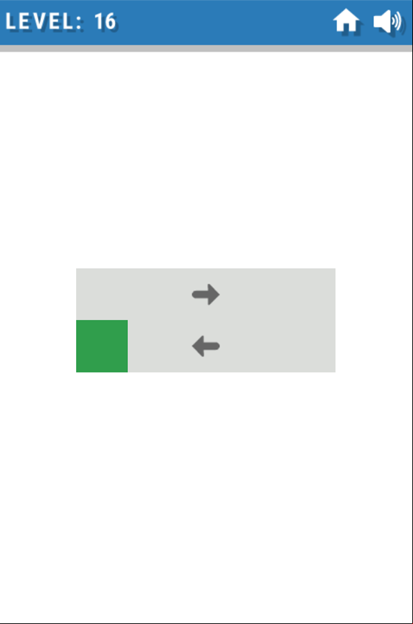 Fill Line Game First Level With Arrows Screenshot.