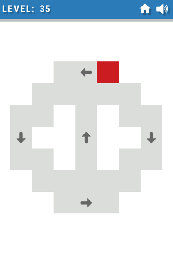 Fill Line Game Level With a Complex Shape Screenshot.