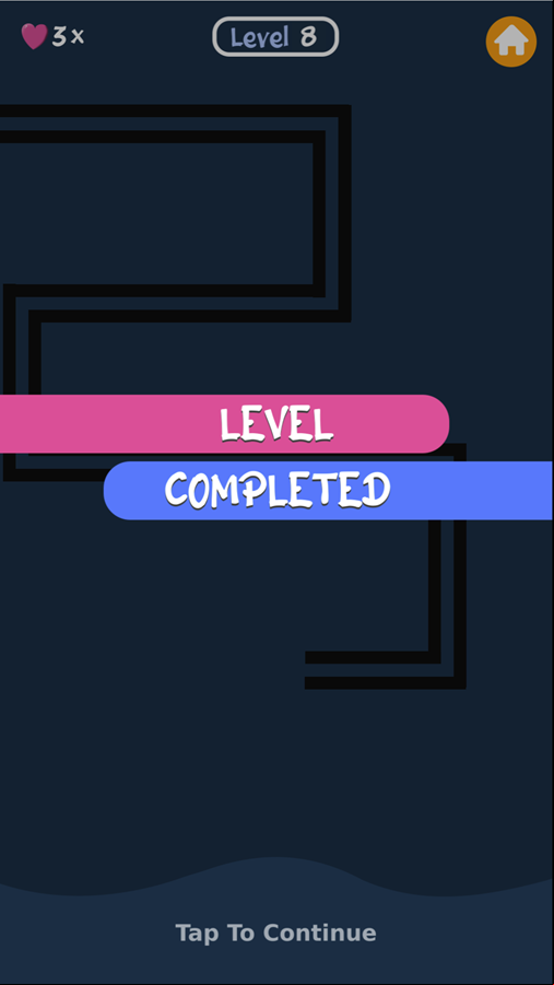 Fill the Water Game Level Beat Screenshot.