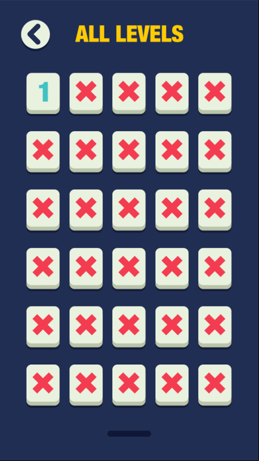 Filled Glass 3 Portals Game Level Select Screenshot.