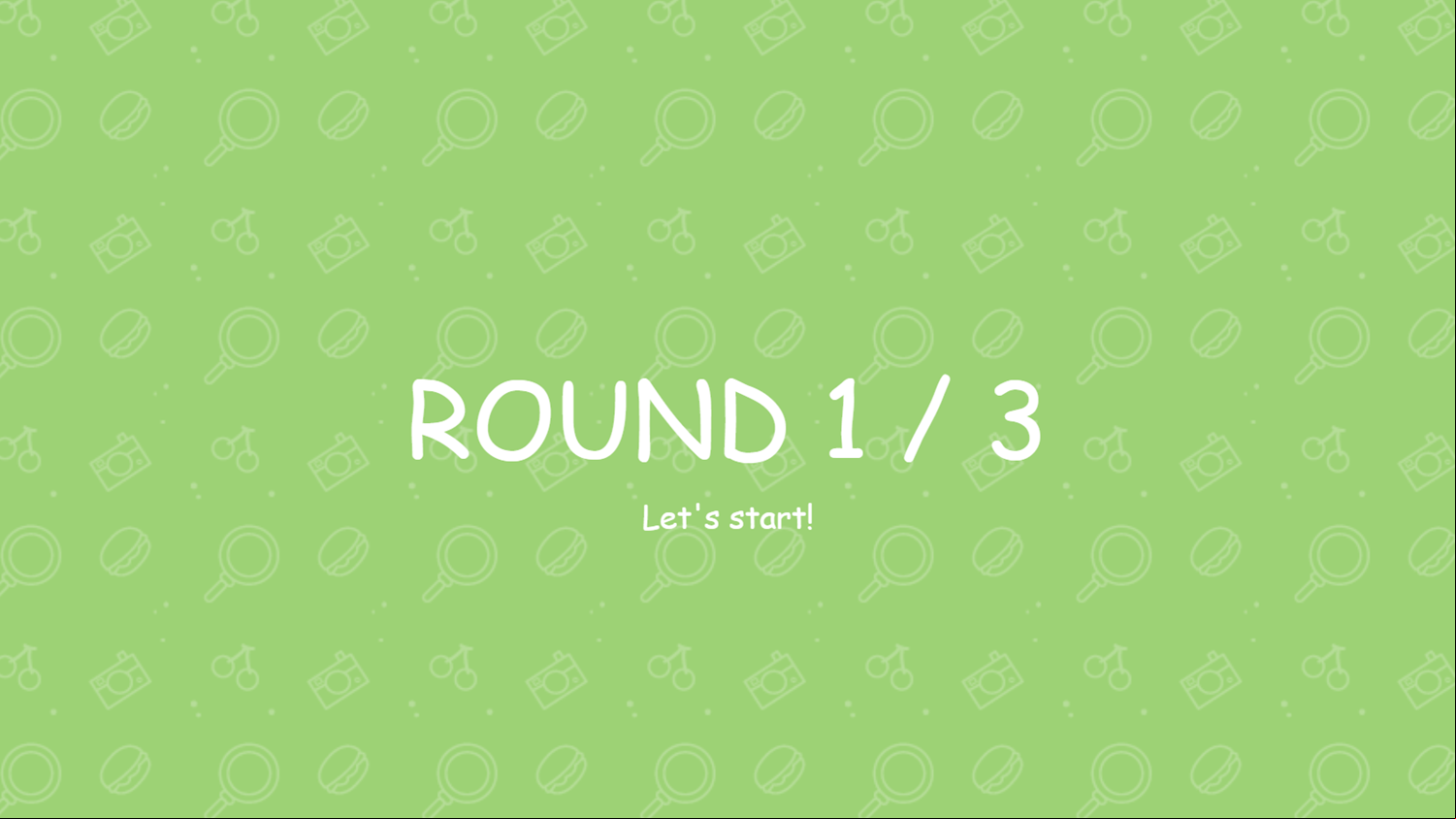 Find Hidden Object Game Round Start Screenshot.