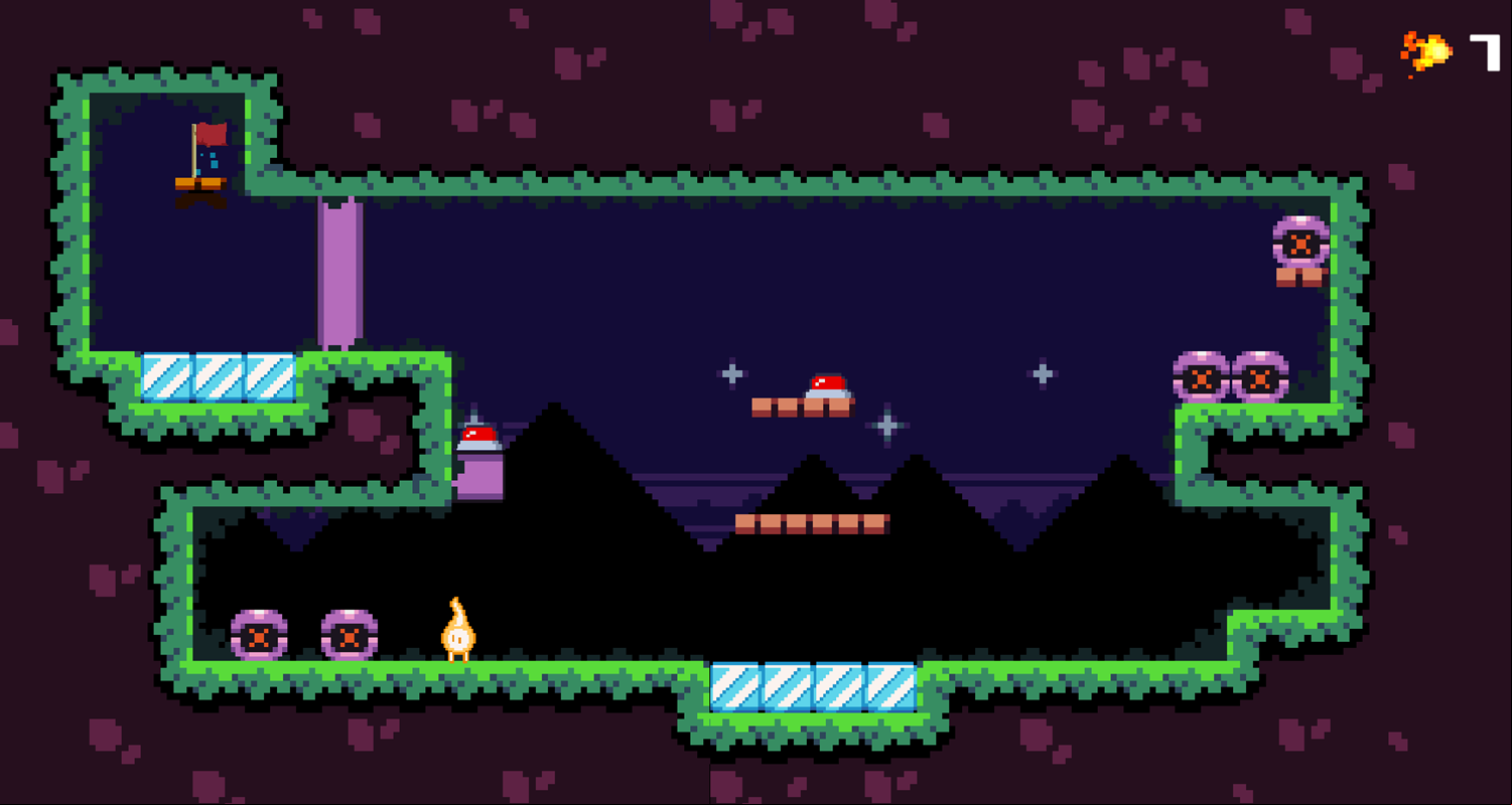 Fire and Ice Twins Game Back and Forth Level Screenshot.