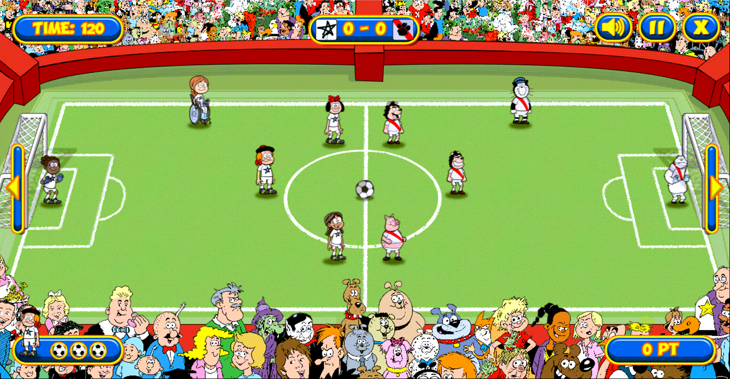 Flick Football Game Screenshot.