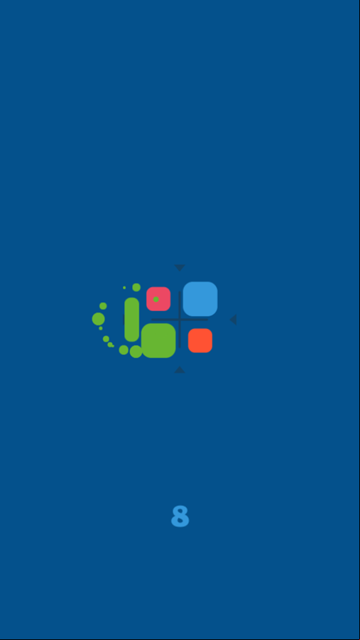 Four Cubes Game Play Screenshot.