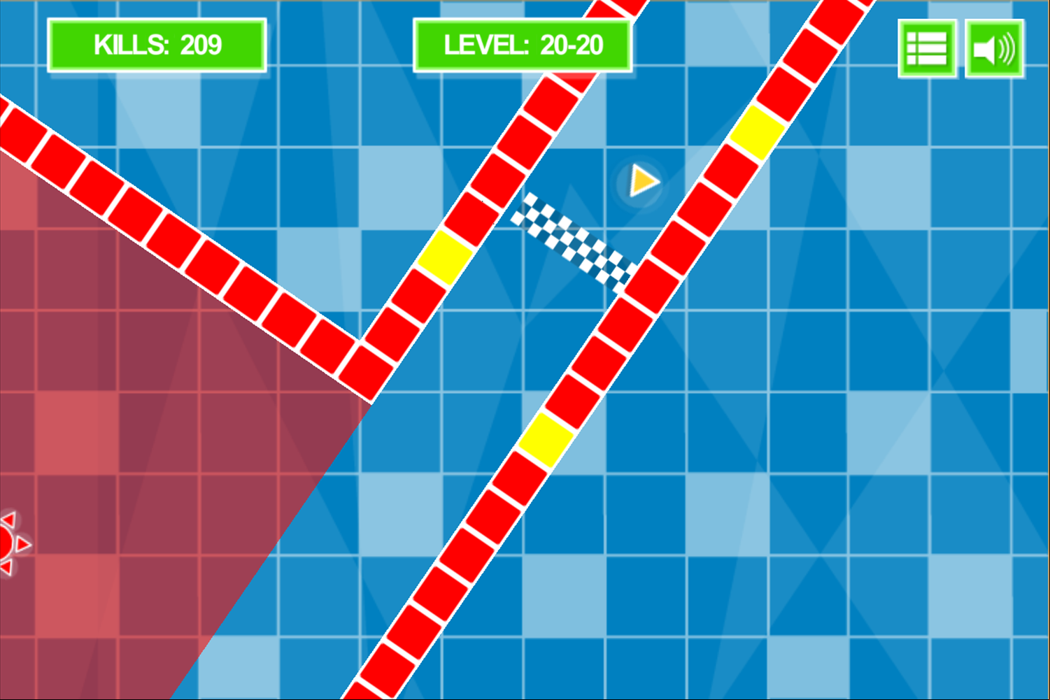 Four Roads Game Final Level Screenshot.