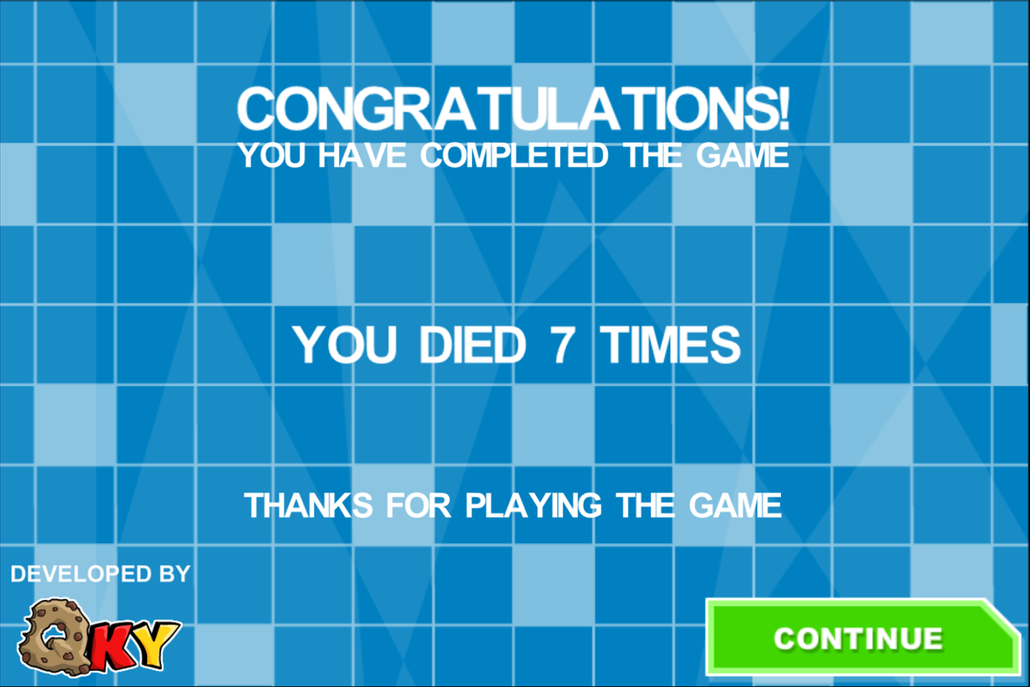 Four Roads Game Complete Screen Screenshot.
