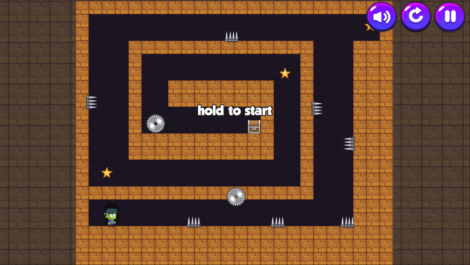 Frankenstein Adventures Game Level Progress Screenshot.