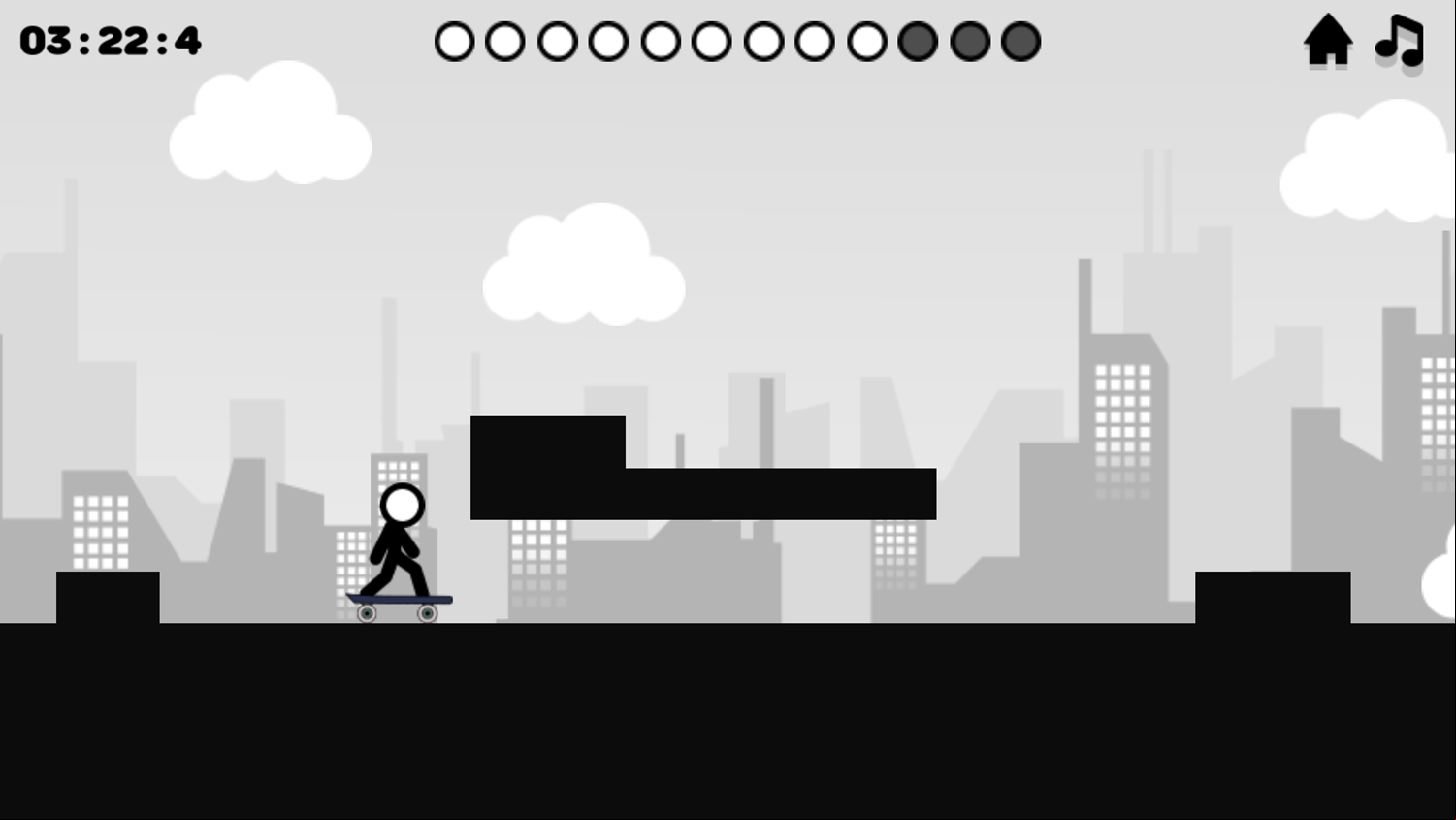 Freehead Skate Game Screenshot.
