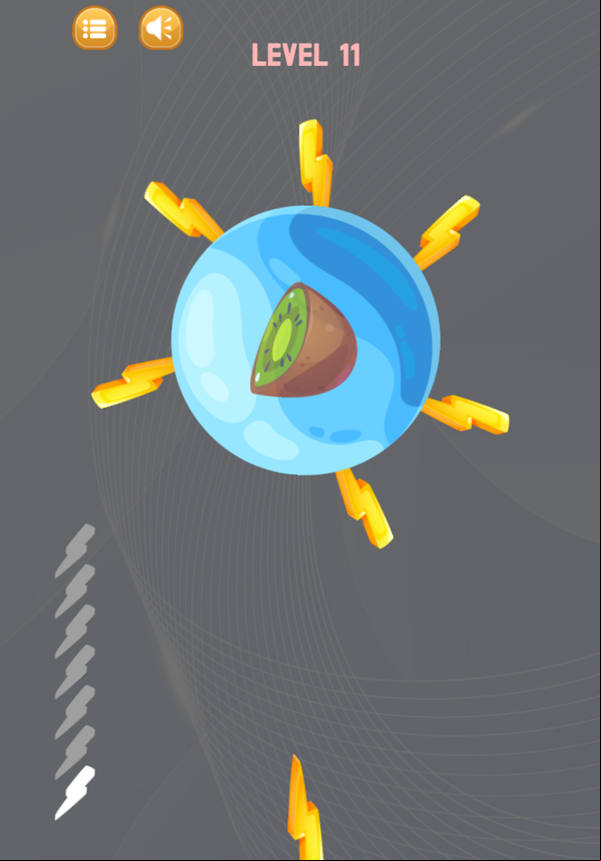 Fruit Energy Game Progress Screenshot.