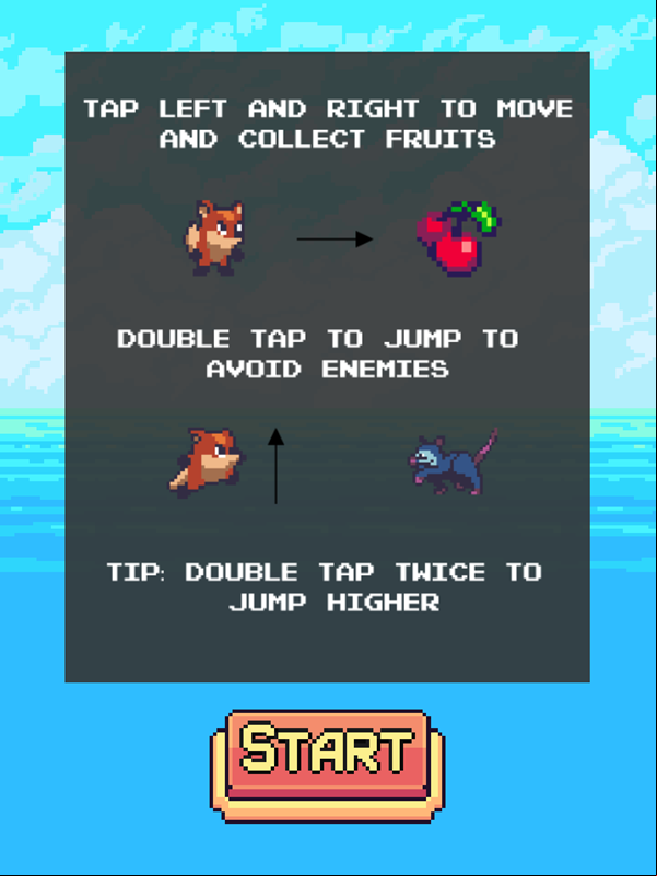 Fruit Fox Game How To Play Screenshot.
