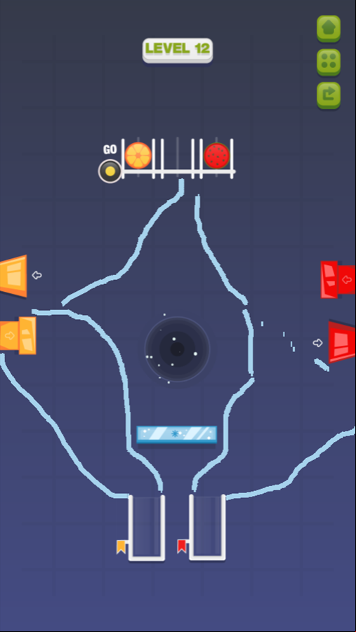 Fruits Galaxy Gameplay Screenshot.