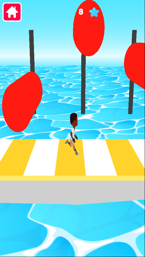 Fun Catch Up 3D Game Level Progress Screenshot.