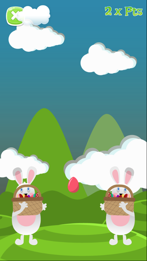 Funny Bunny Game Missing an Egg Screenshot.