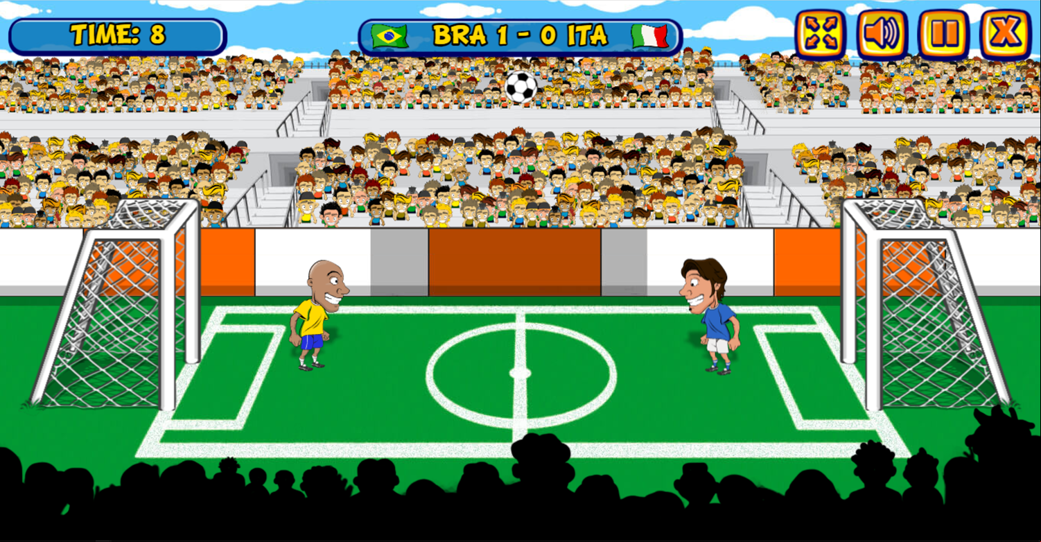 Funny Soccer Game Screenshot.