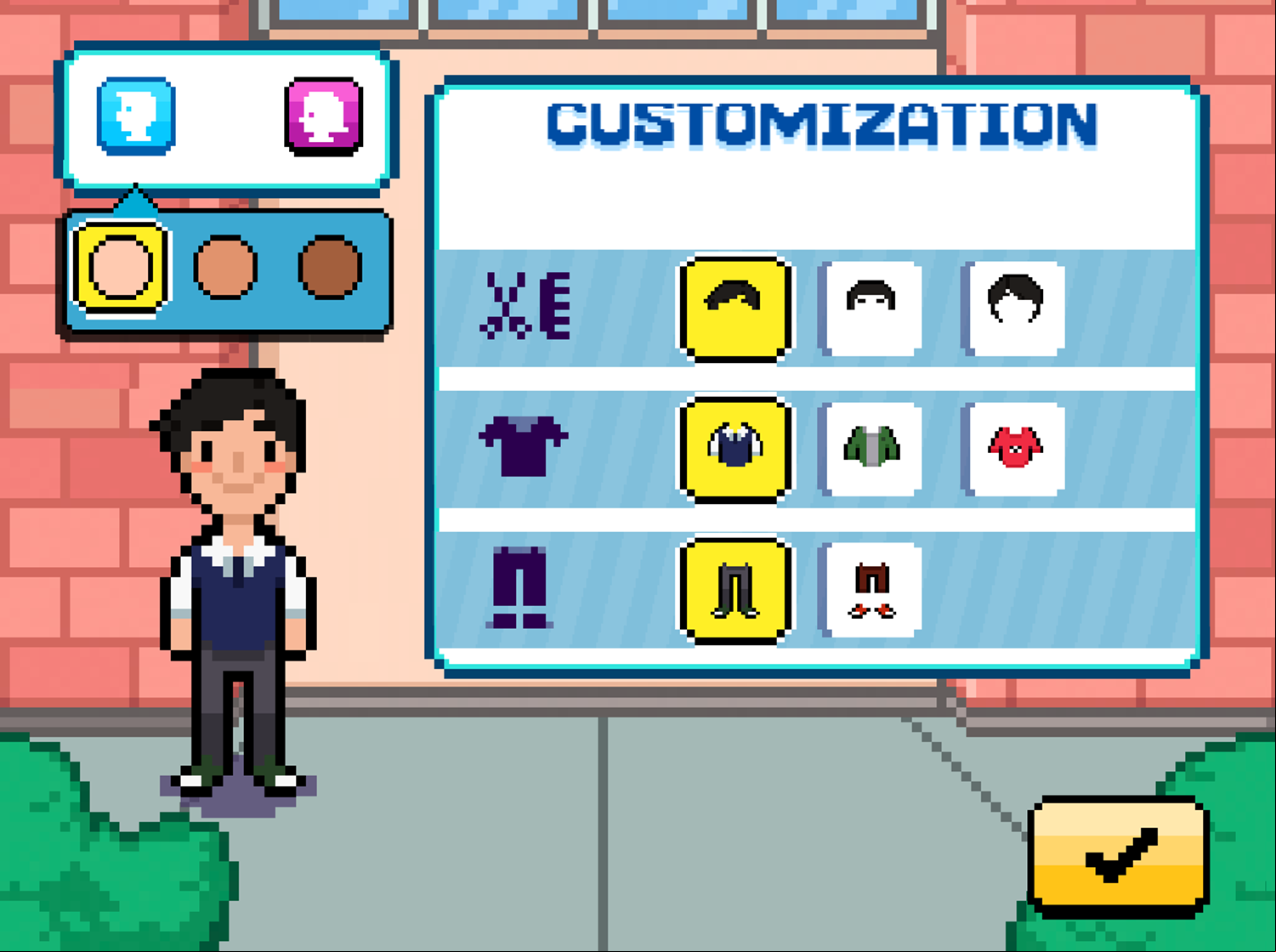 Gamer's Guide How to Win at High School Game Customization Screenshot.