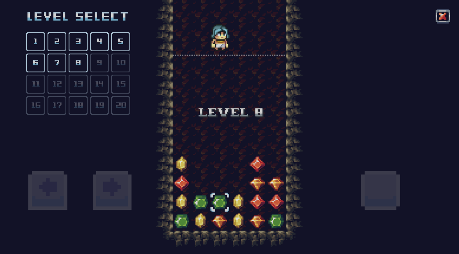 Gem Blitz Match Mastery Game Level Challenge Screenshot.