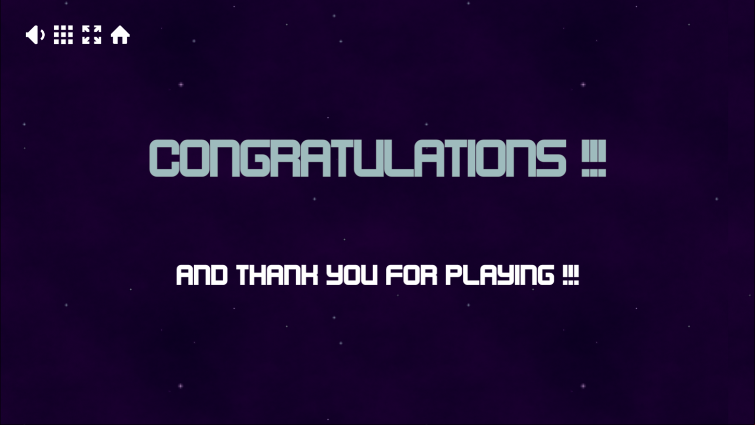 Get the Stars Game Beat Screenshot.