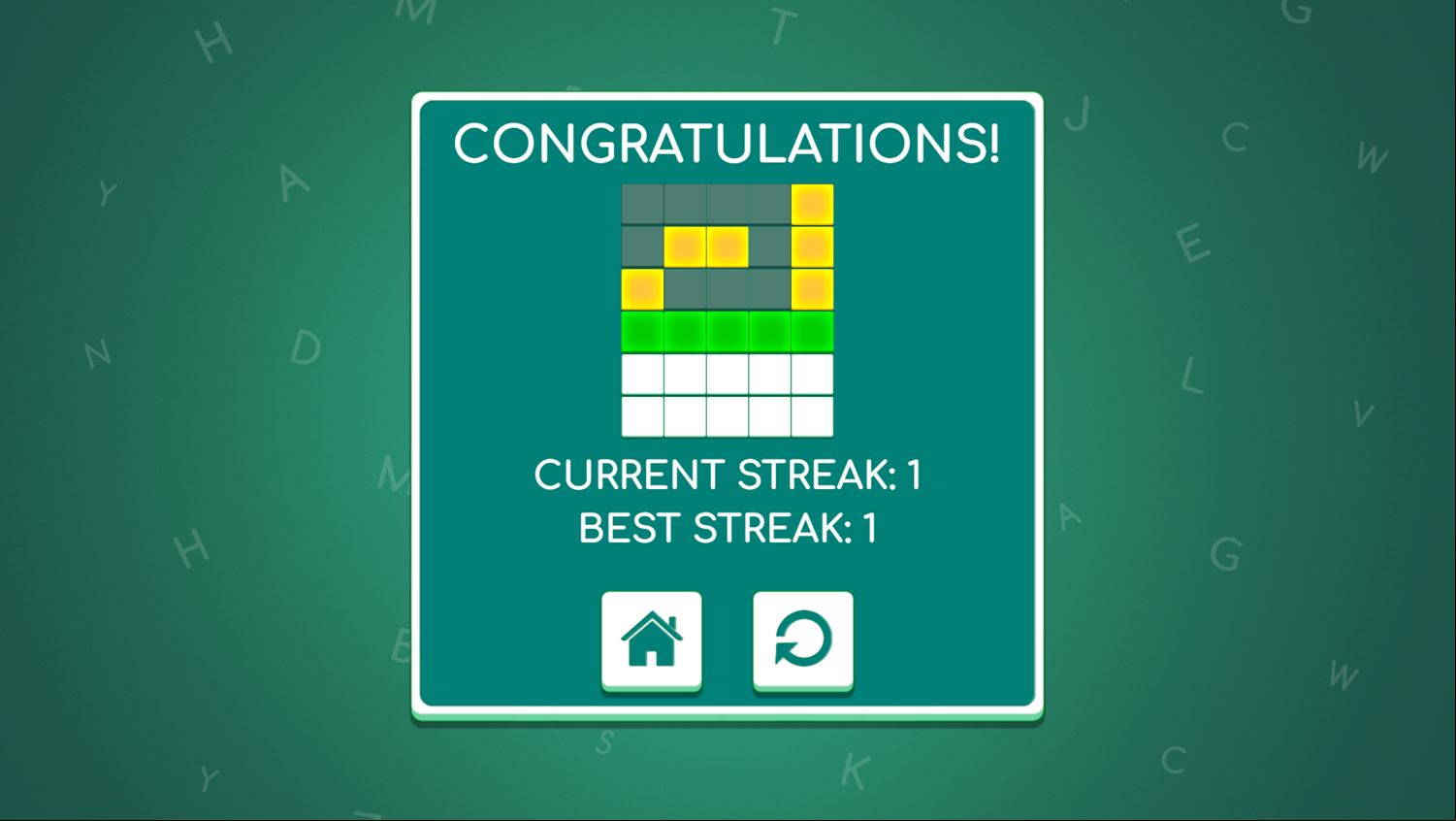 Get The Word Game Level Complete Screenshot.