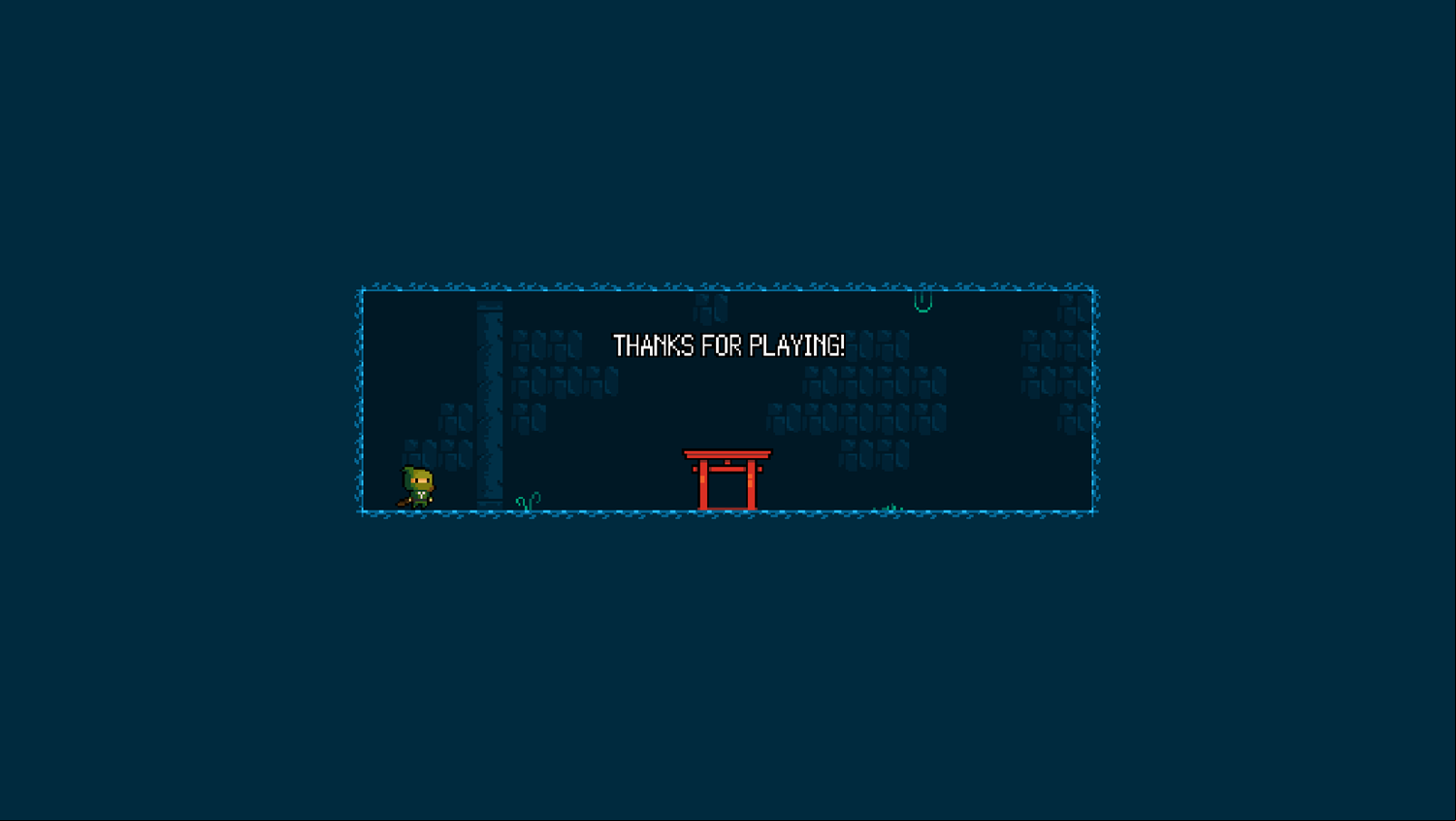 Getaway Ninja Game Beat Screen Screenshot.