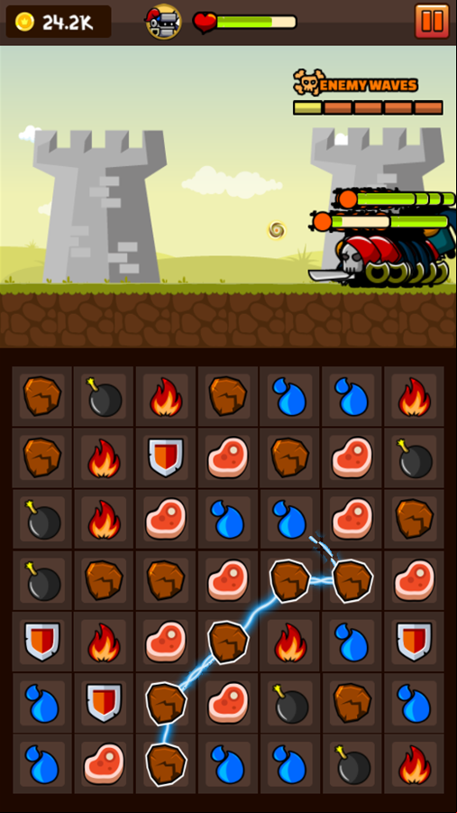 Gladiators Game Making a Match Screenshot.
