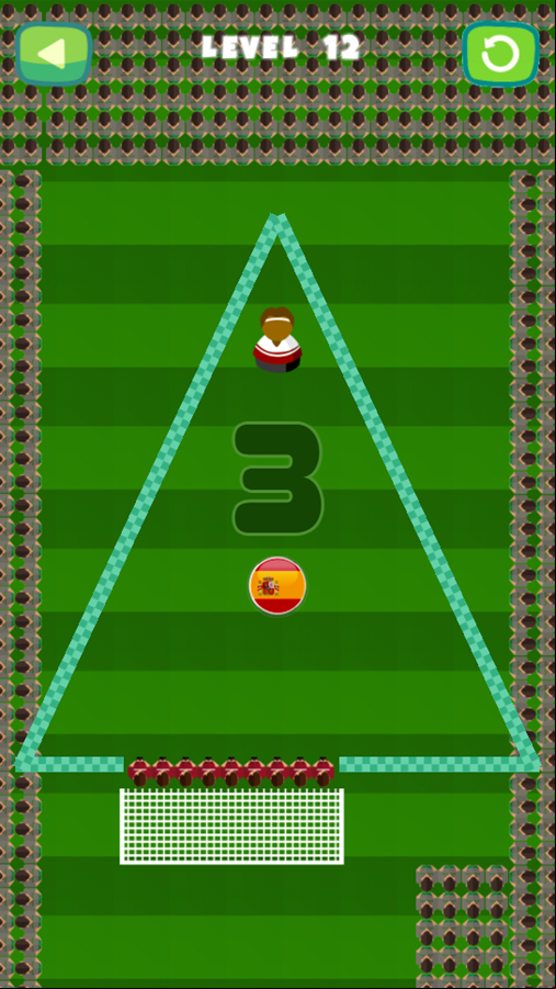 Goal Finger Soccer Game Next Level Screenshot.