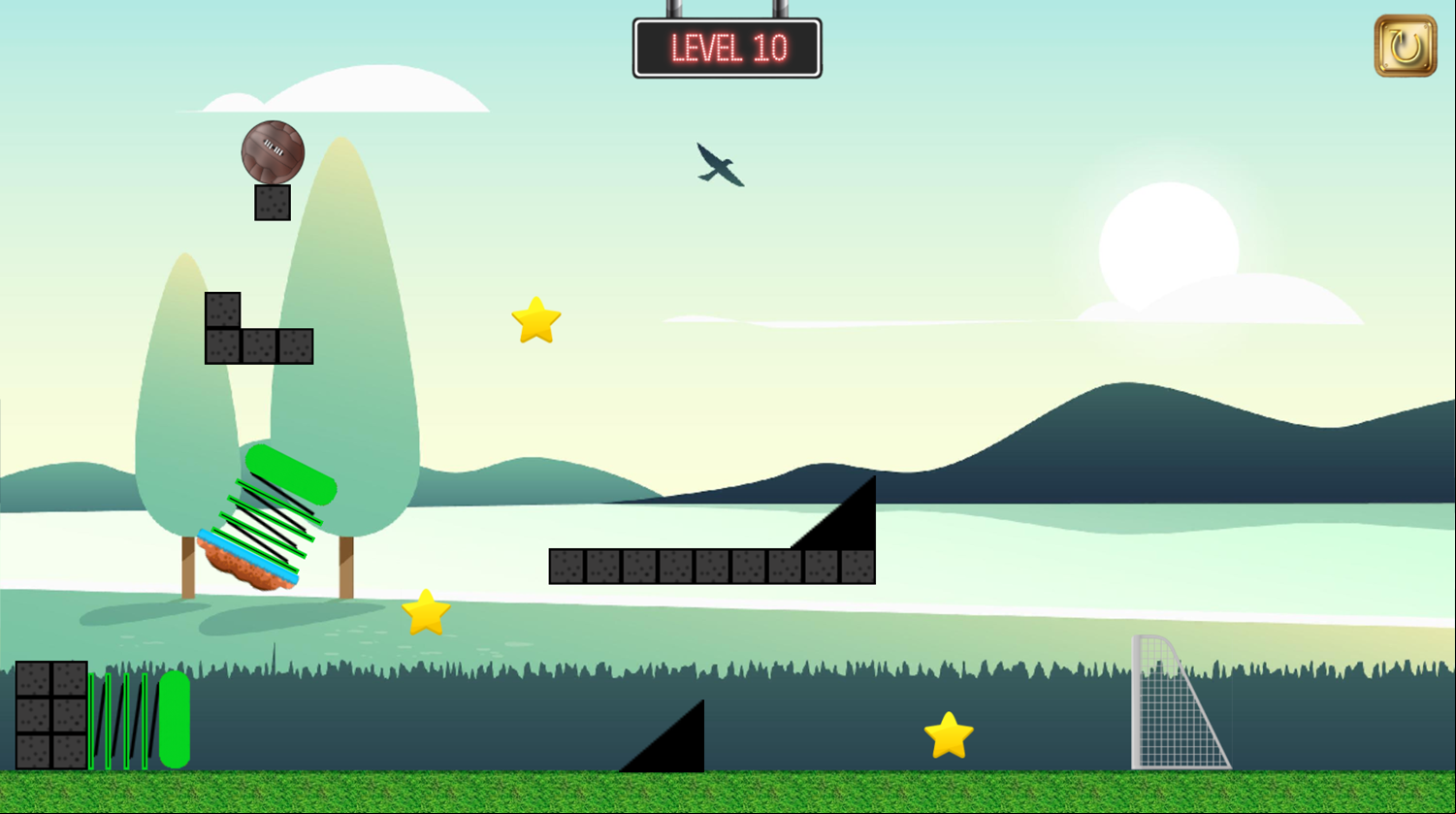 Goal Quest Game Level Progress Screenshot.