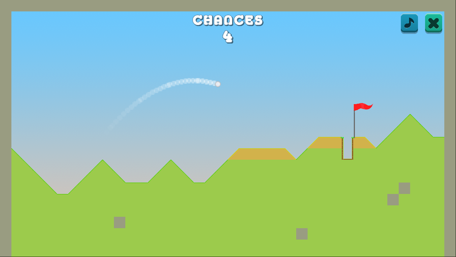 Golf Mania Game Next Level Screenshot.