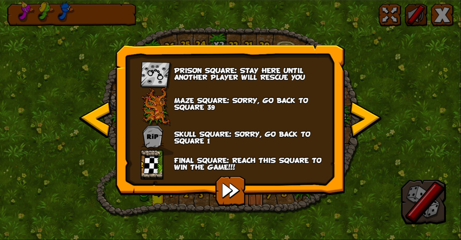 Goose Game Special Squares Advice Screenshot.