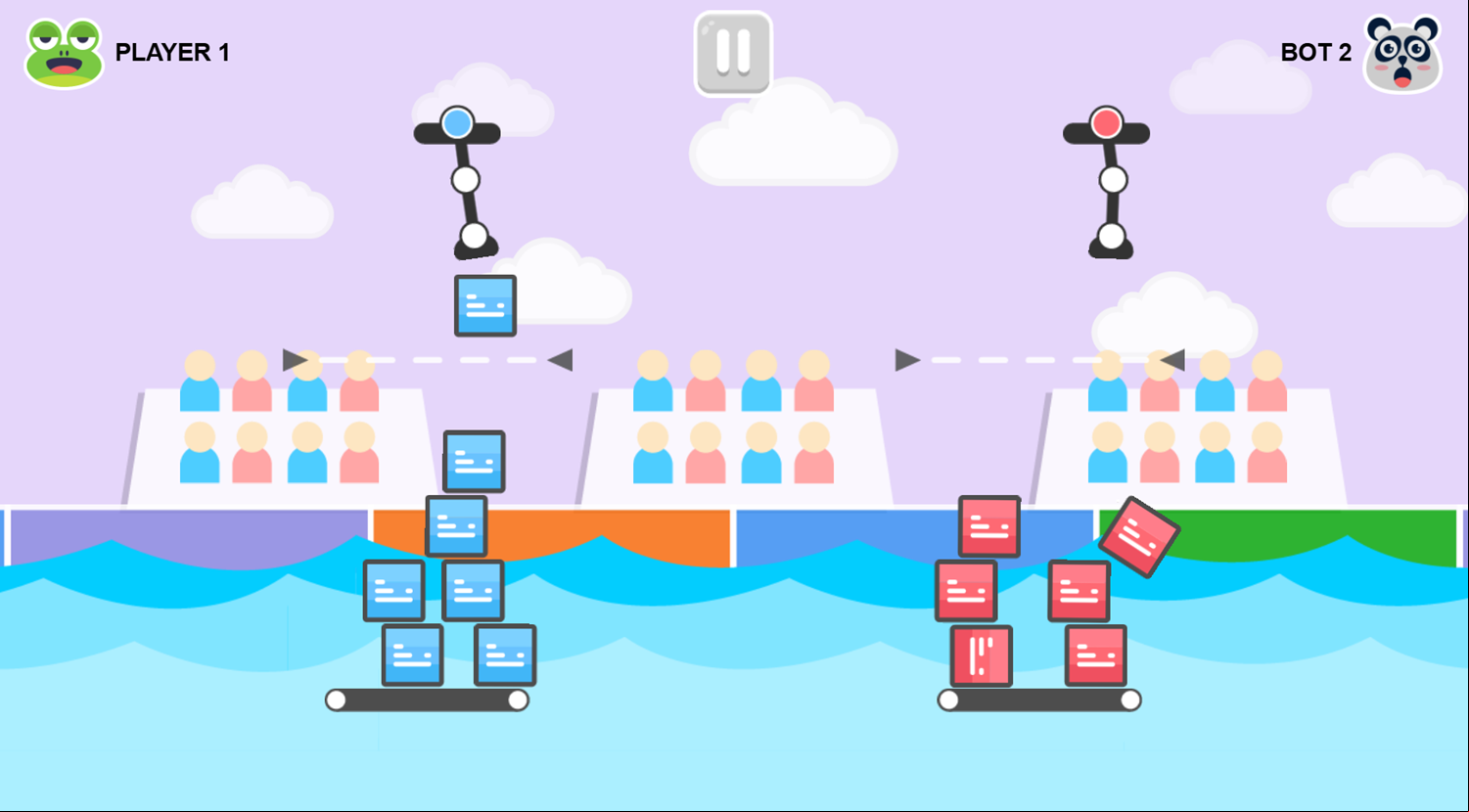 Gravity Box Game Play Screenshot.