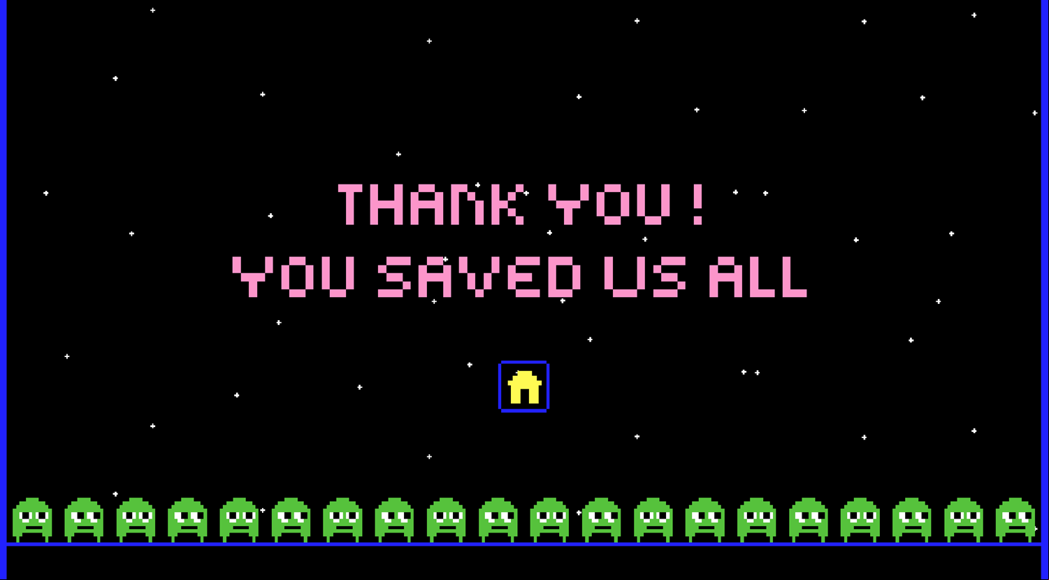 Green vs Red Game Complete Screenshot.