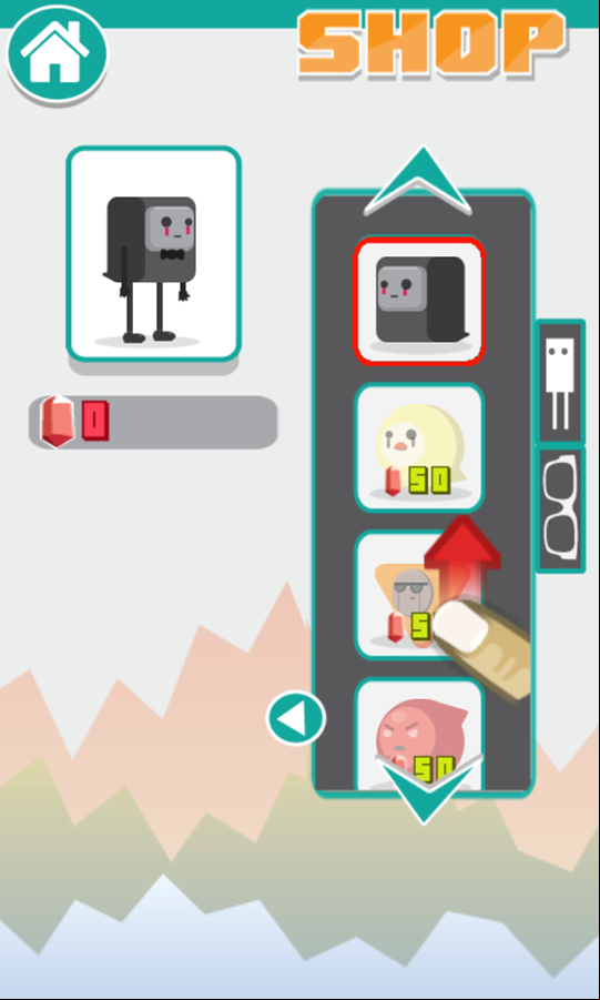 Grow Taller Game Shop Screenshot.