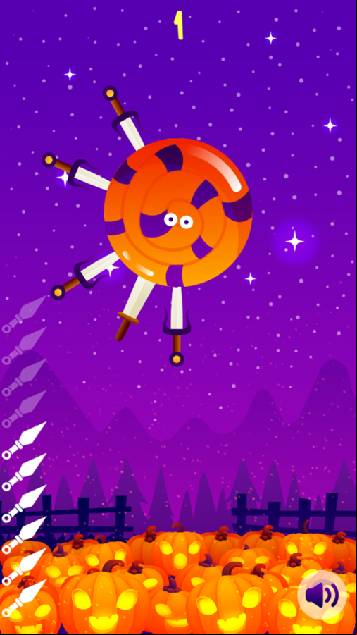 Halloween Hunter Game Play Screenshot.