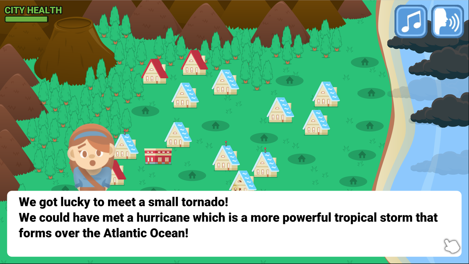Hazardville Game Hurricane Screenshot.