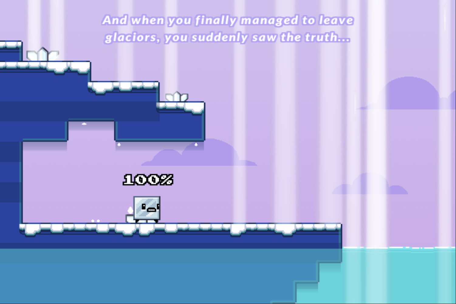 Heatwave Antarctica Game Final Level Screenshot.