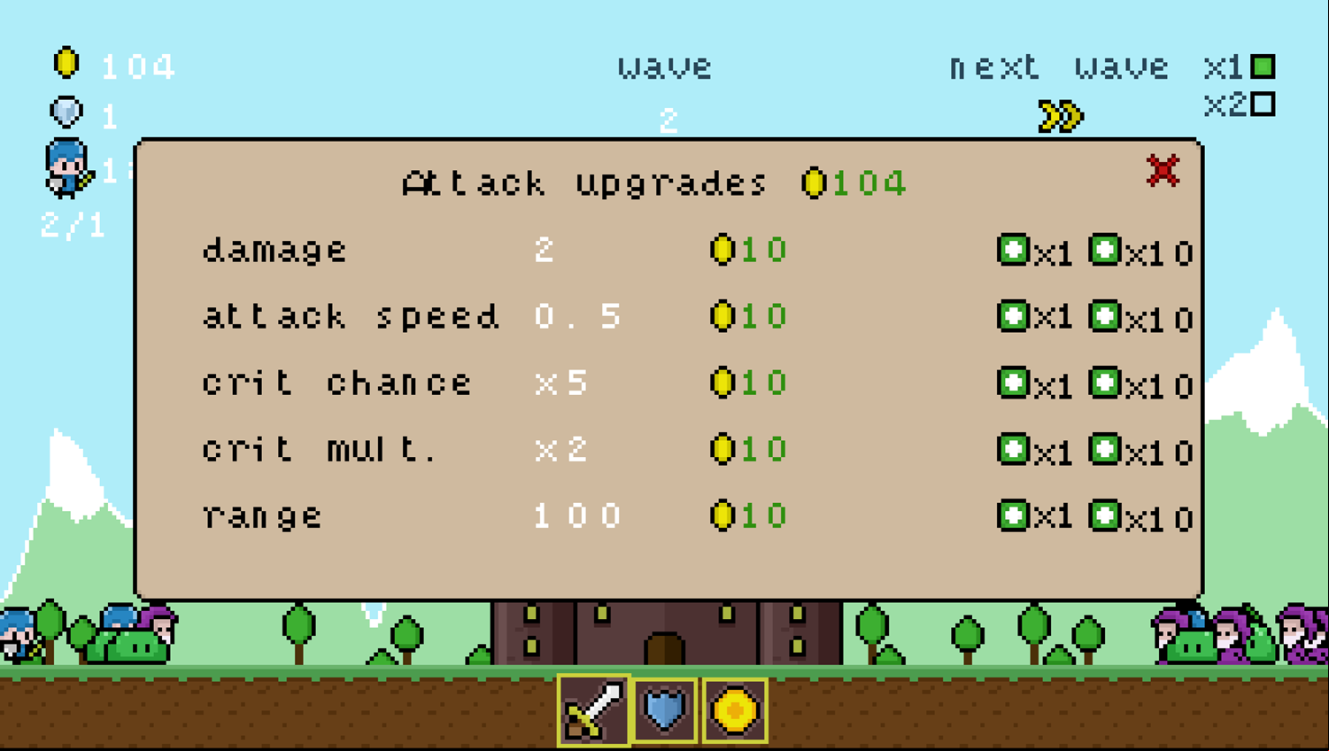 Hold Position 3 Attack Upgrades Screenshot.