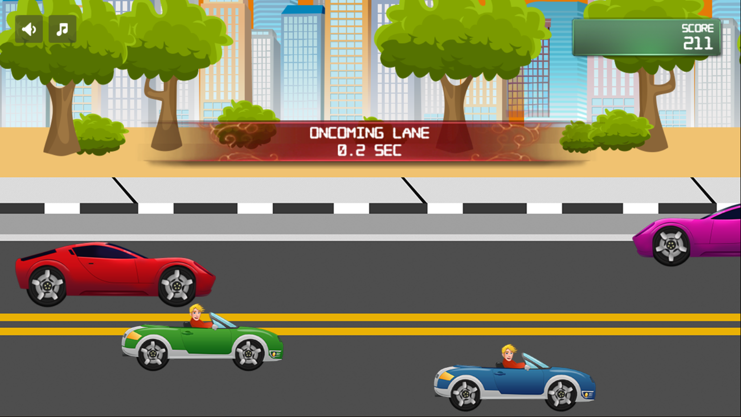 Hot Wheels Game Play Screenshot.