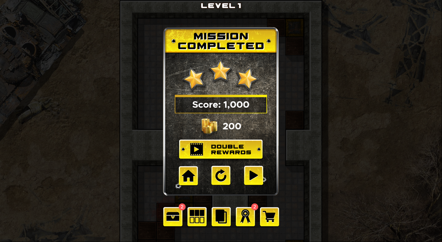 Hunter Hitman Game Mission Completed Screenshot.