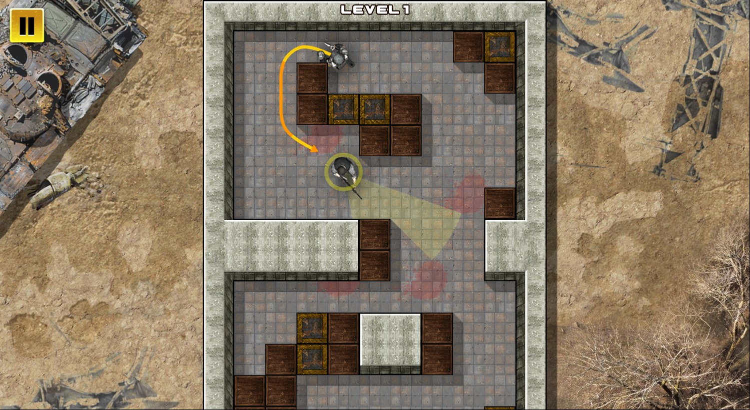 Hunter Hitman Game Mission Play Screenshot.