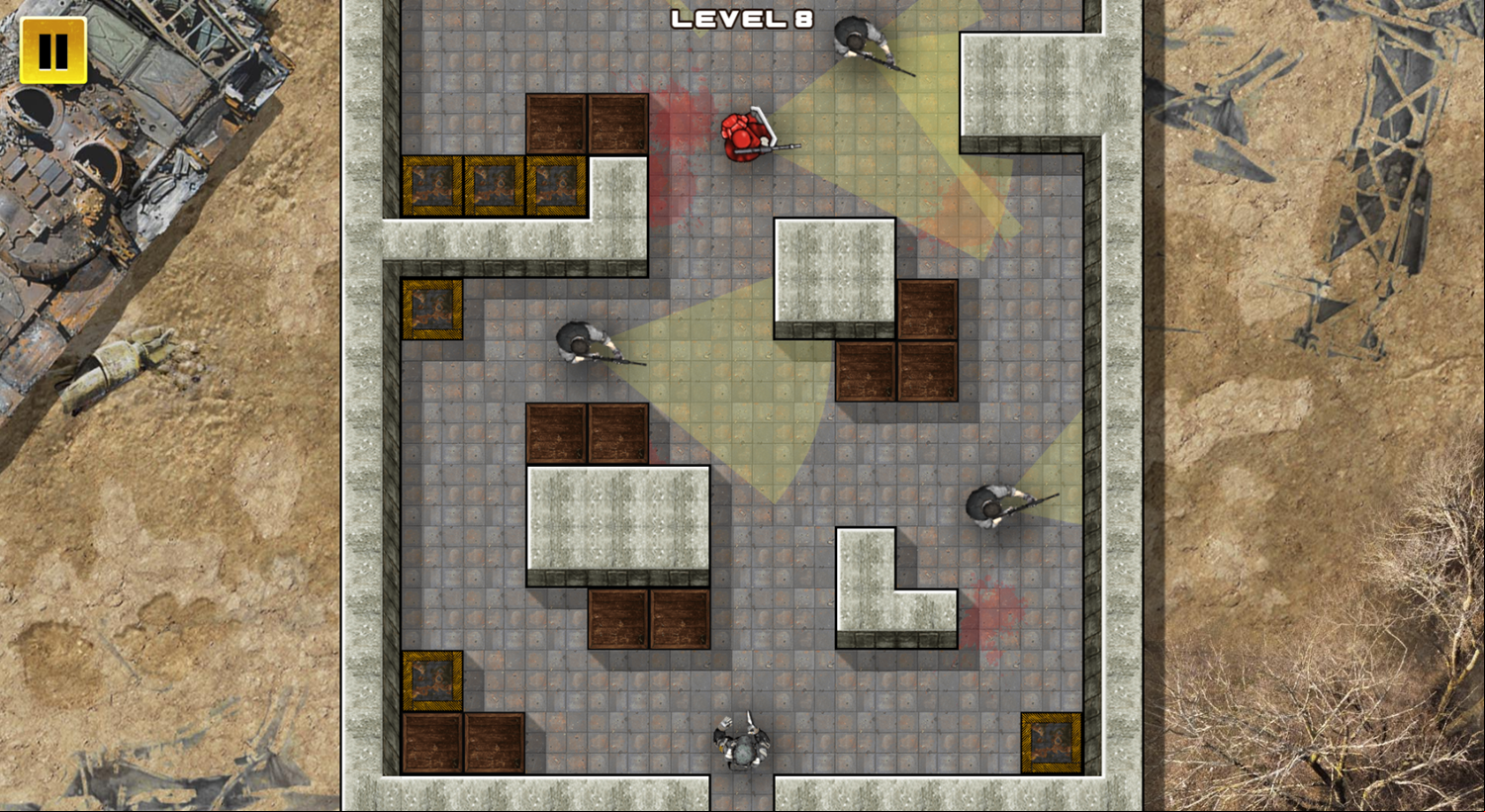 Hunter Hitman Game Mission Progress Screenshot.