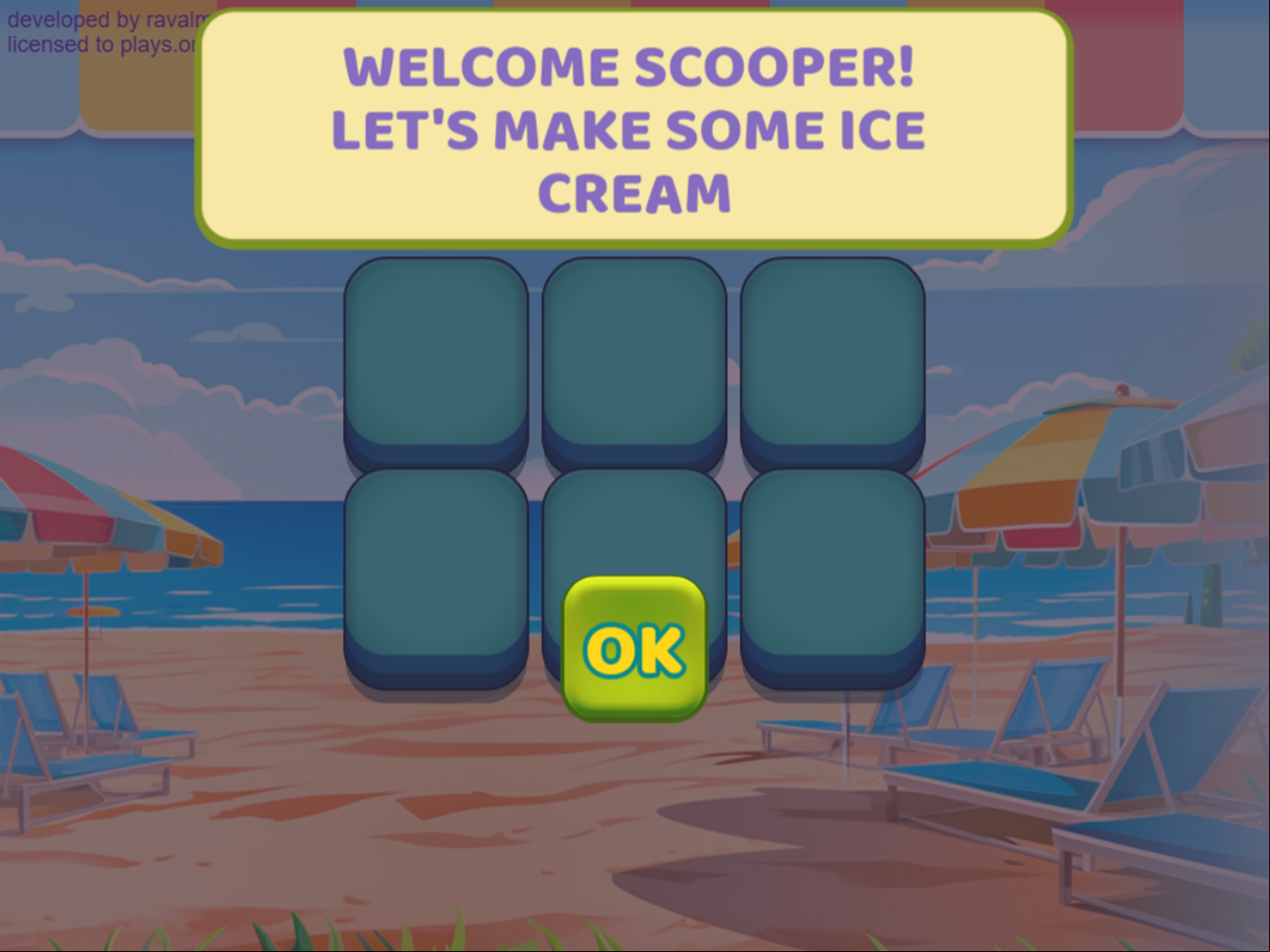 Ice Cream Merge Game Make Ice Cream Instructions Screenshot.