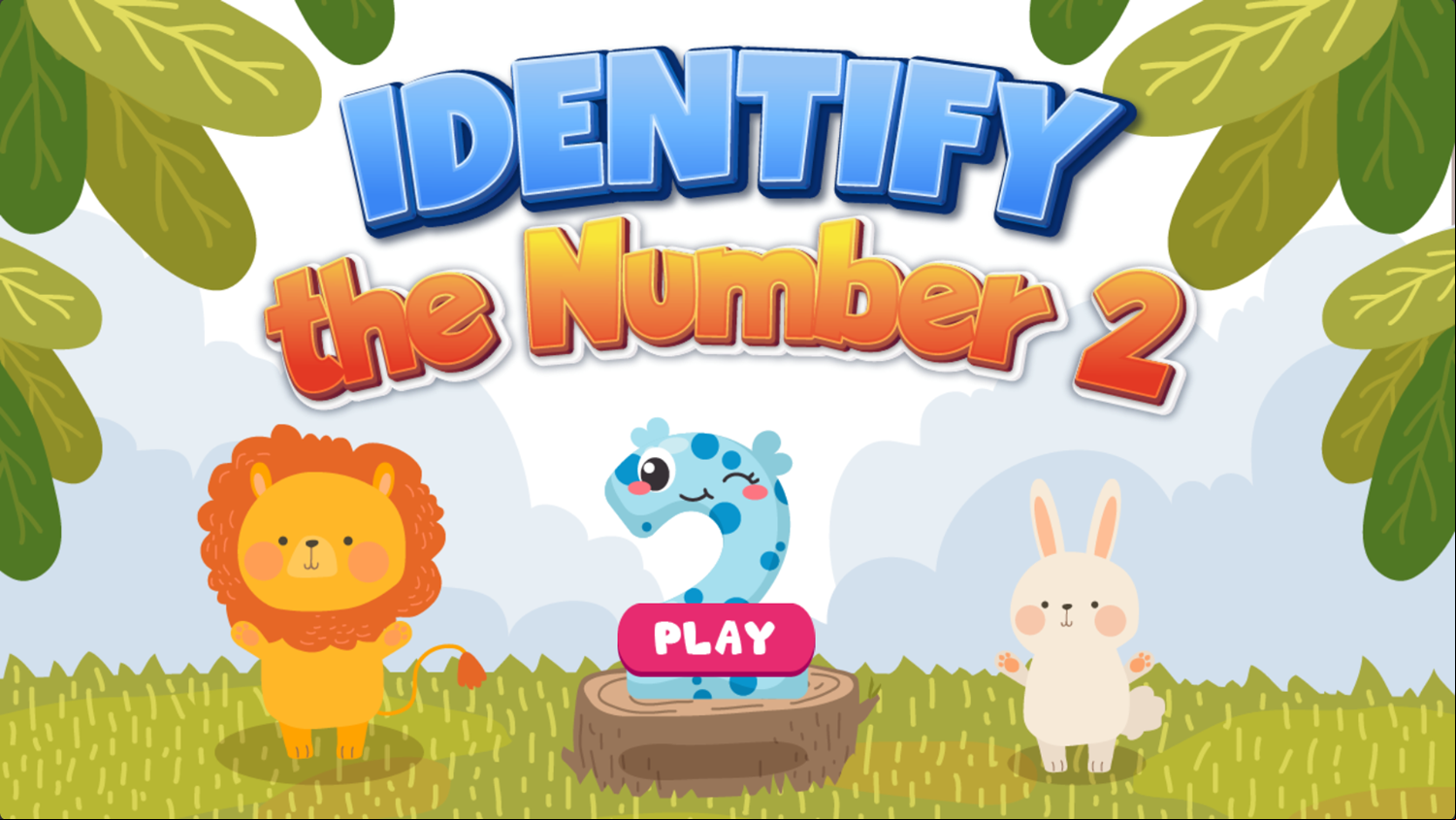 Identify The Number 2 Game Welcome Screen Screenshot.