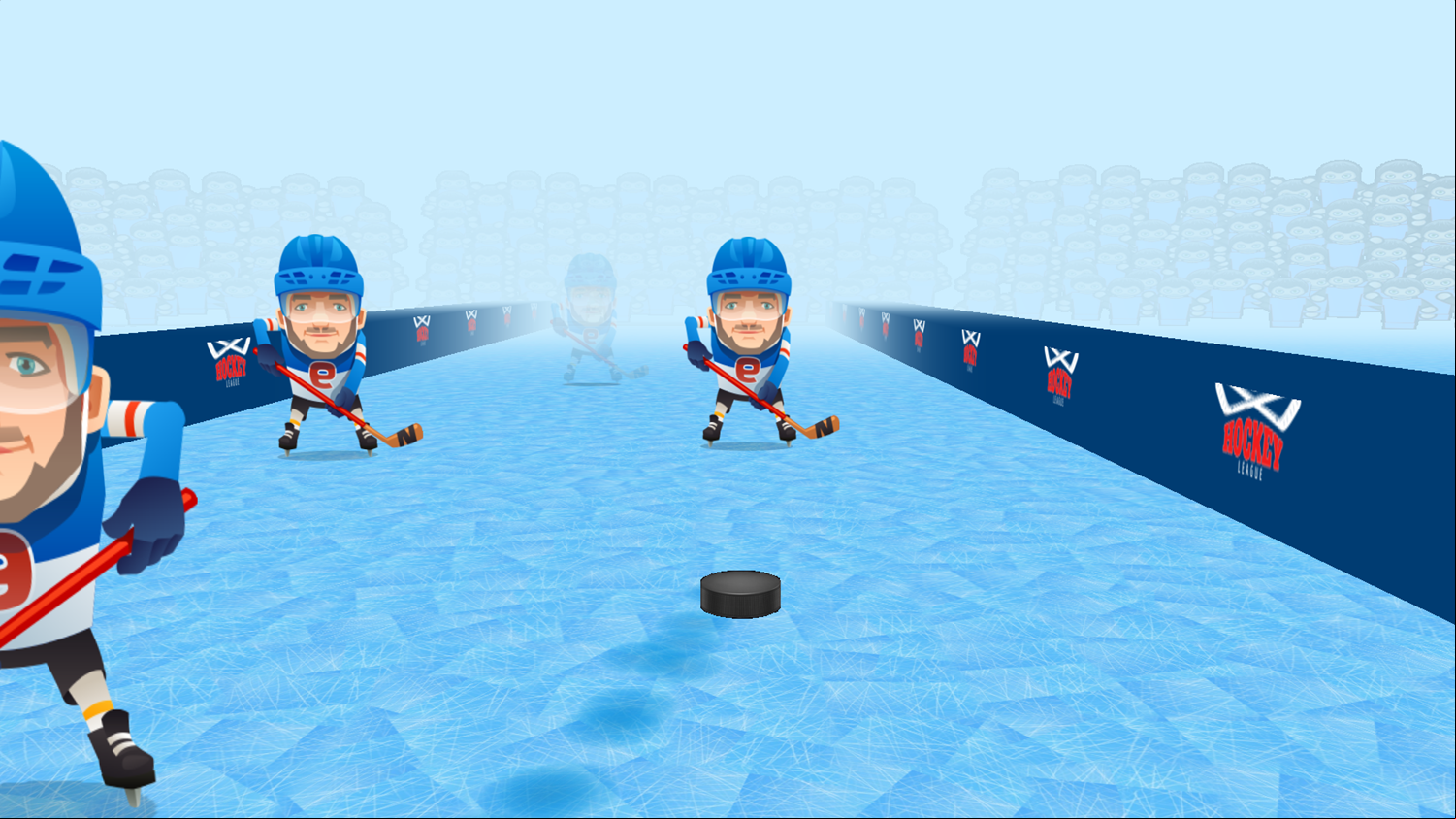 Idle Hockey Challenge 3D Game Play Screenshot.