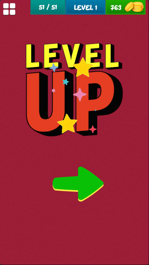 Images Detective Game Level Up Screenshot.