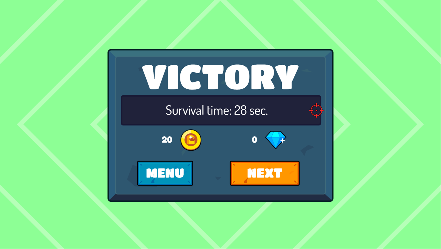 Impostor vs Zombies Game Victory Screenshot.