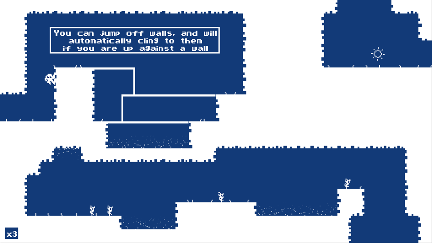 Infinite Descent Game How To Play Screenshot.