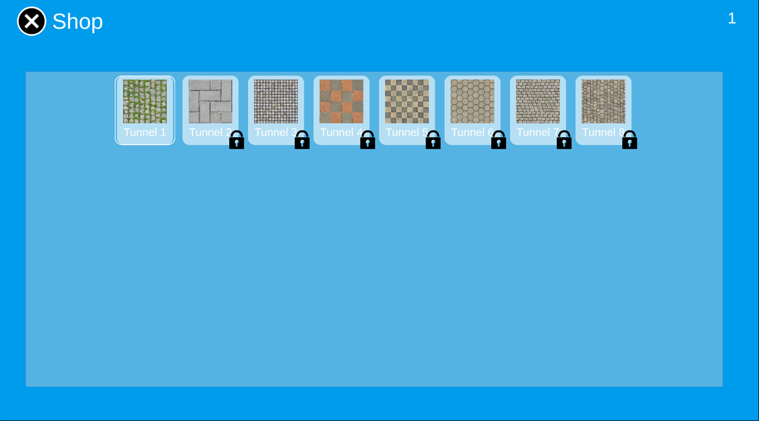 Infinite Tunnel Game Shop Screenshot.